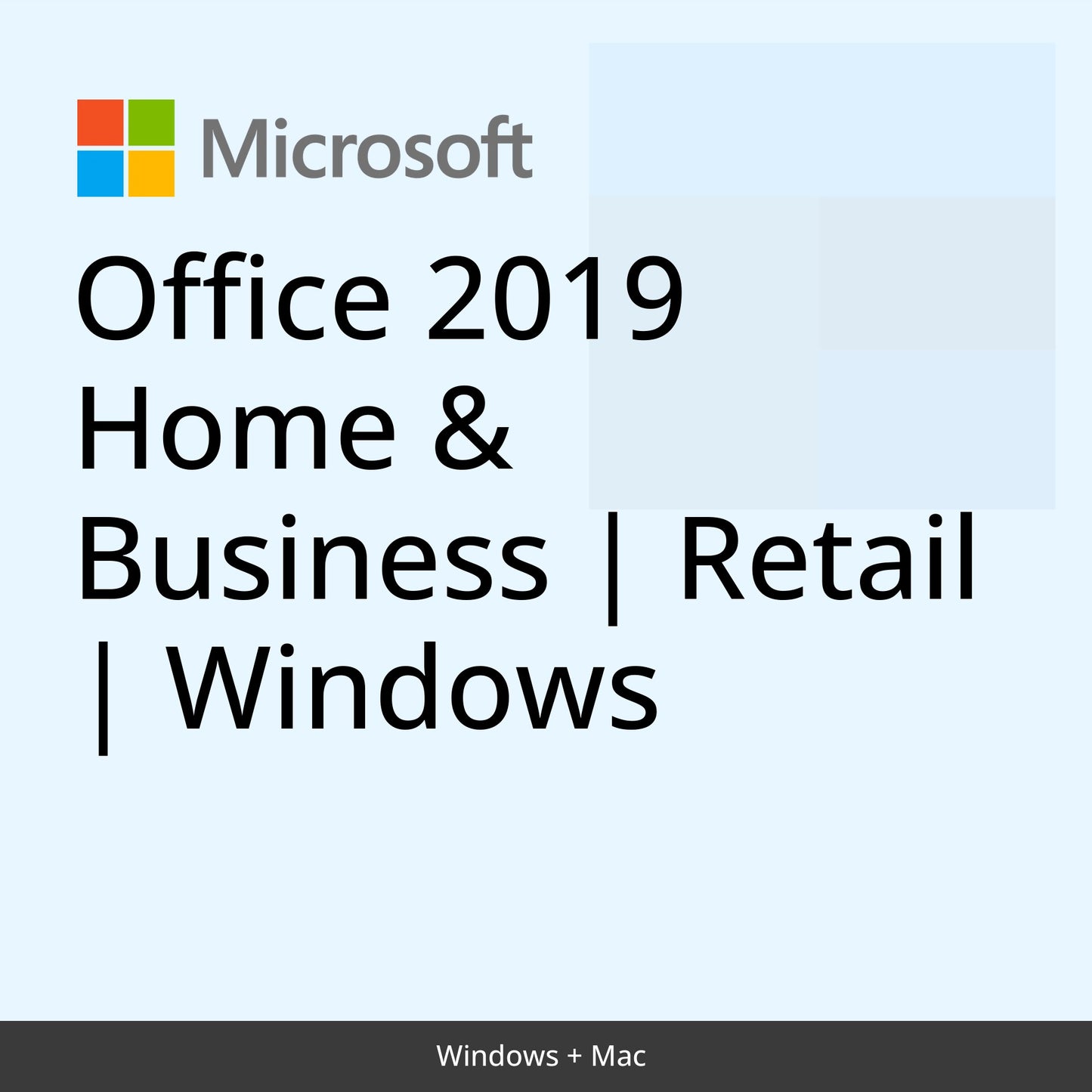 Office 2019 Home & Business | Retail | Windows