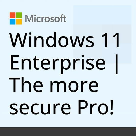 Windows 11 Enterprise | The more secure Pro!